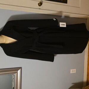 DKNY Elegant Black Trench Coat